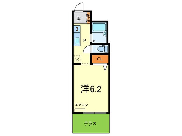 アライブ大箇の物件間取画像